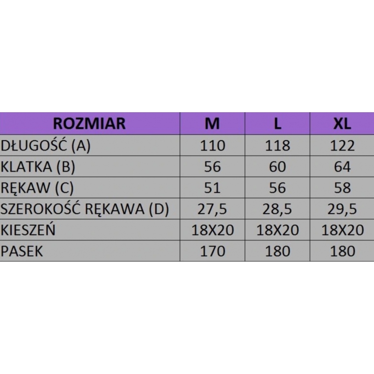 szlafrok frotte bawełniany  rozmiarówka